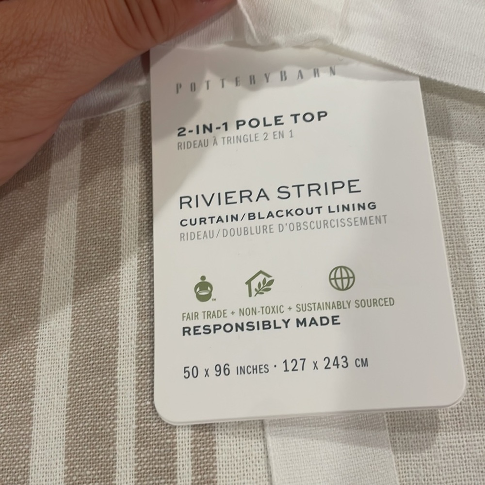 POTTERY BARN BLACKOUT CURTAINS - Picture 3 of 6